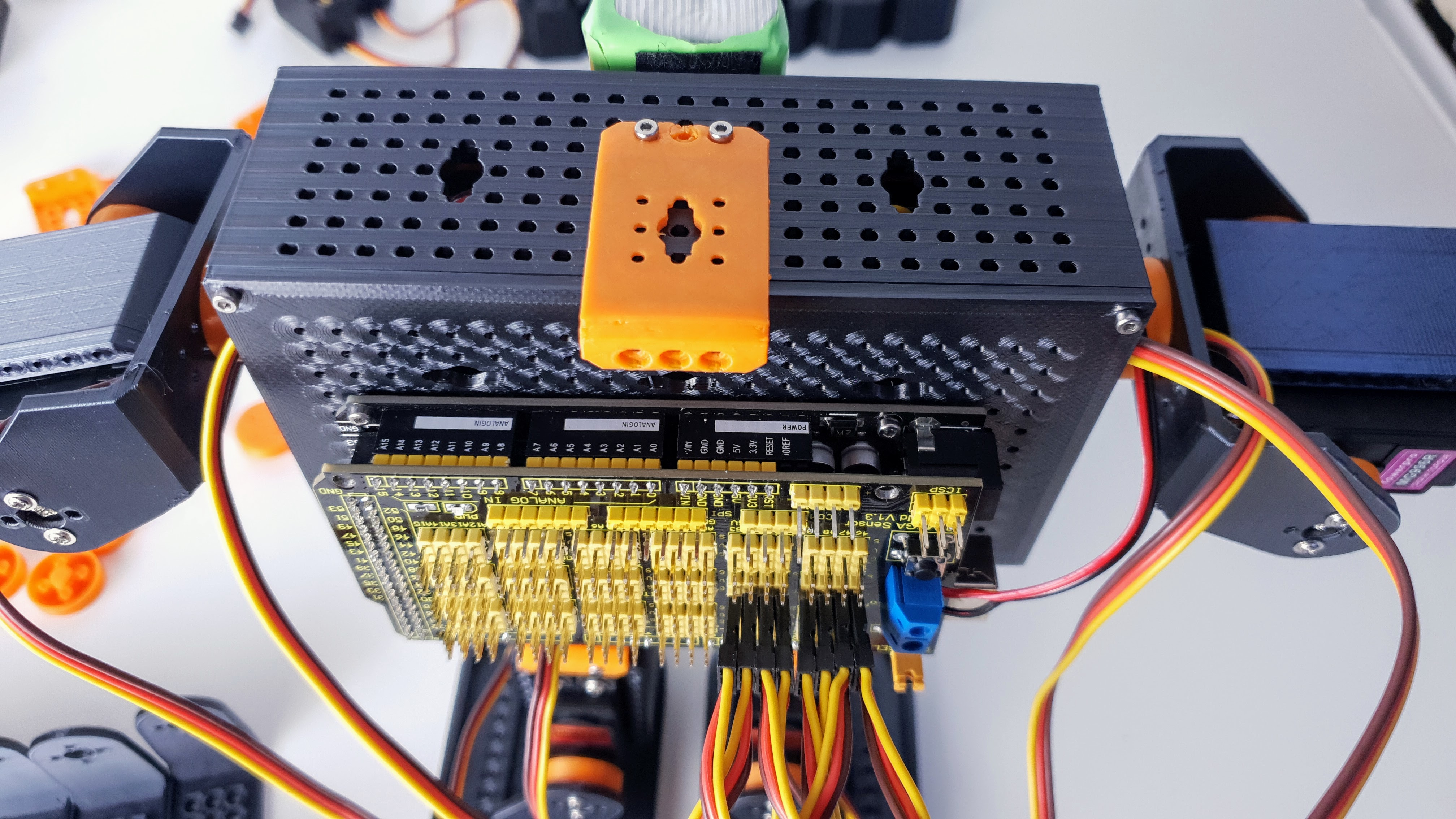 3D print YouMakeRobots 3D Printed Robot Kit for Arduino • made with ...