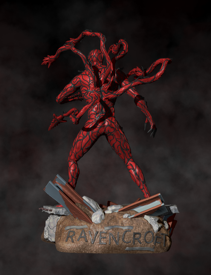 👾 カーネイジ｜ヴェノム：カーネイジ・ STL ファイル（3Dプリント用