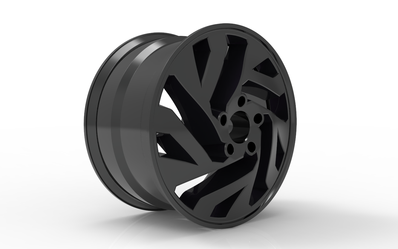 STL file CAR WHEEL RIM 🚗 (OBJ)・3D printer model to download・Cults