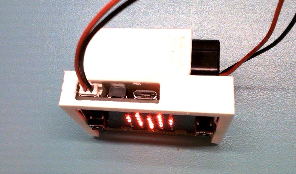 Free STL file Microbit V2 Case with optional battery pack 🔋 ・3D