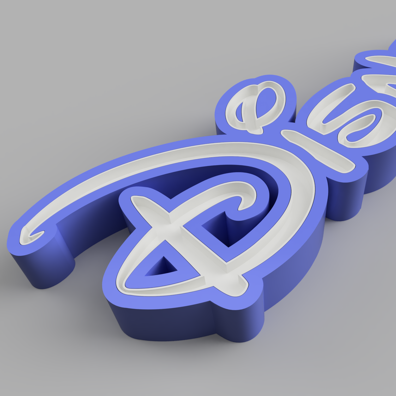 🔦 Disney - LED LAMP WITH NAME (NAMELED)・ 3D File for ・Cults