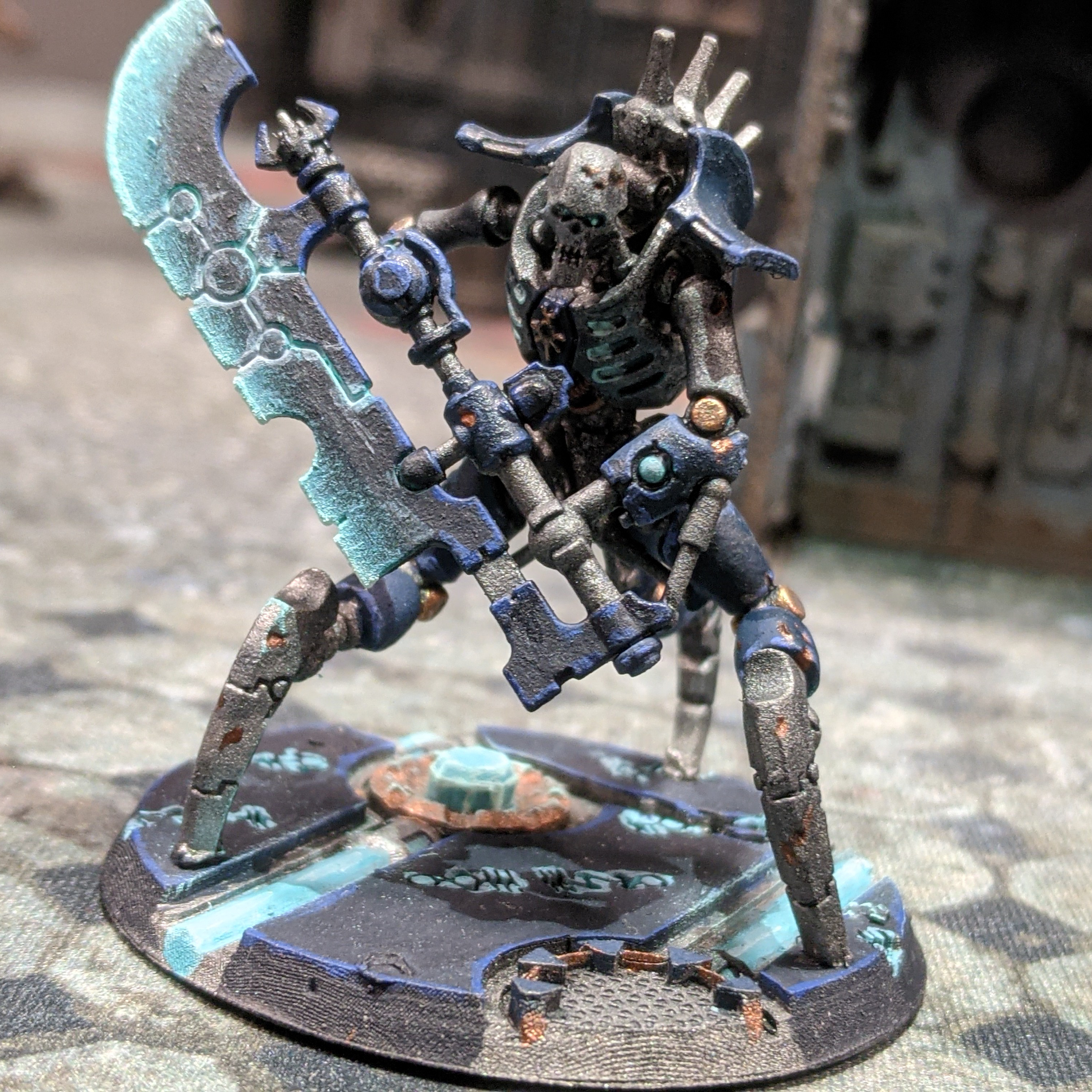 Dolmen Gate - 28mm Necron 3D Printed Sci-Fi Terrain For Warhammer 40K Tabletop Wargaming - View #3