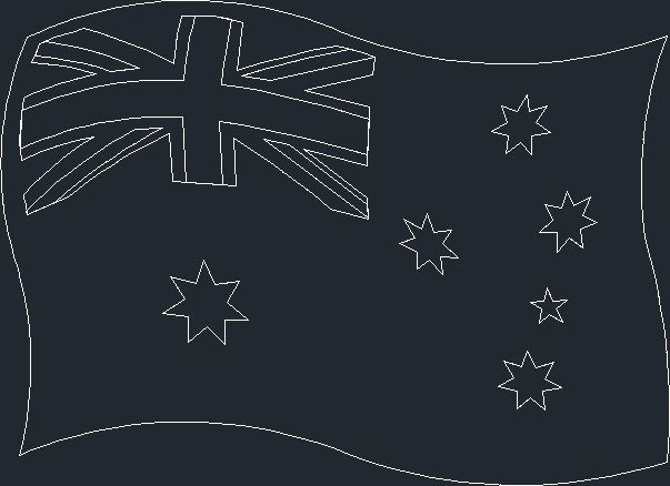 Free 3D file Australian flag 🇦🇺 ・Template to download and 3D print・Cults