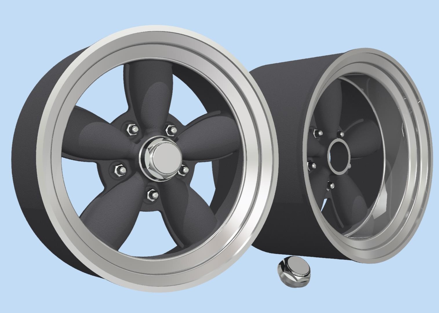 🛞 American Racing Daisy Mag・ STL File for ・Cults