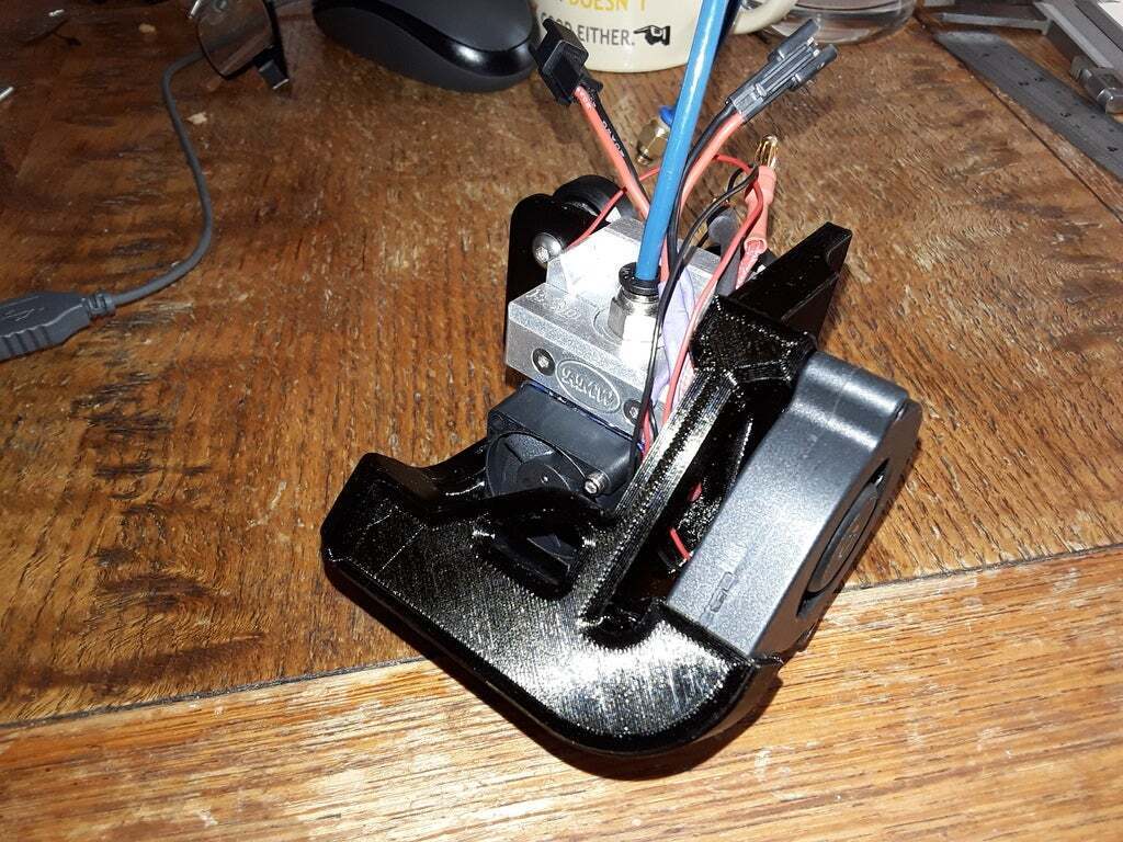 🔧 Creality CR10 & Ender3 V6/Volcano Mount,Duct and BL Touch/EZABL・Free ...