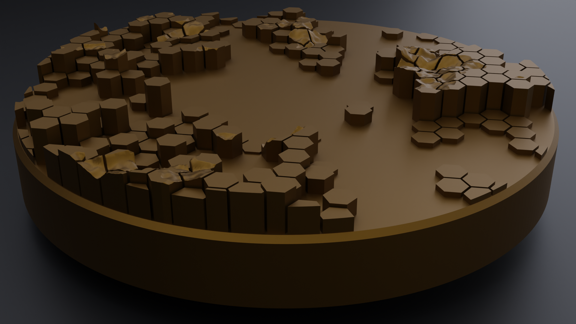 STL file Cyberpunk/Hex base 🎲 ・3D printable model to download・Cults