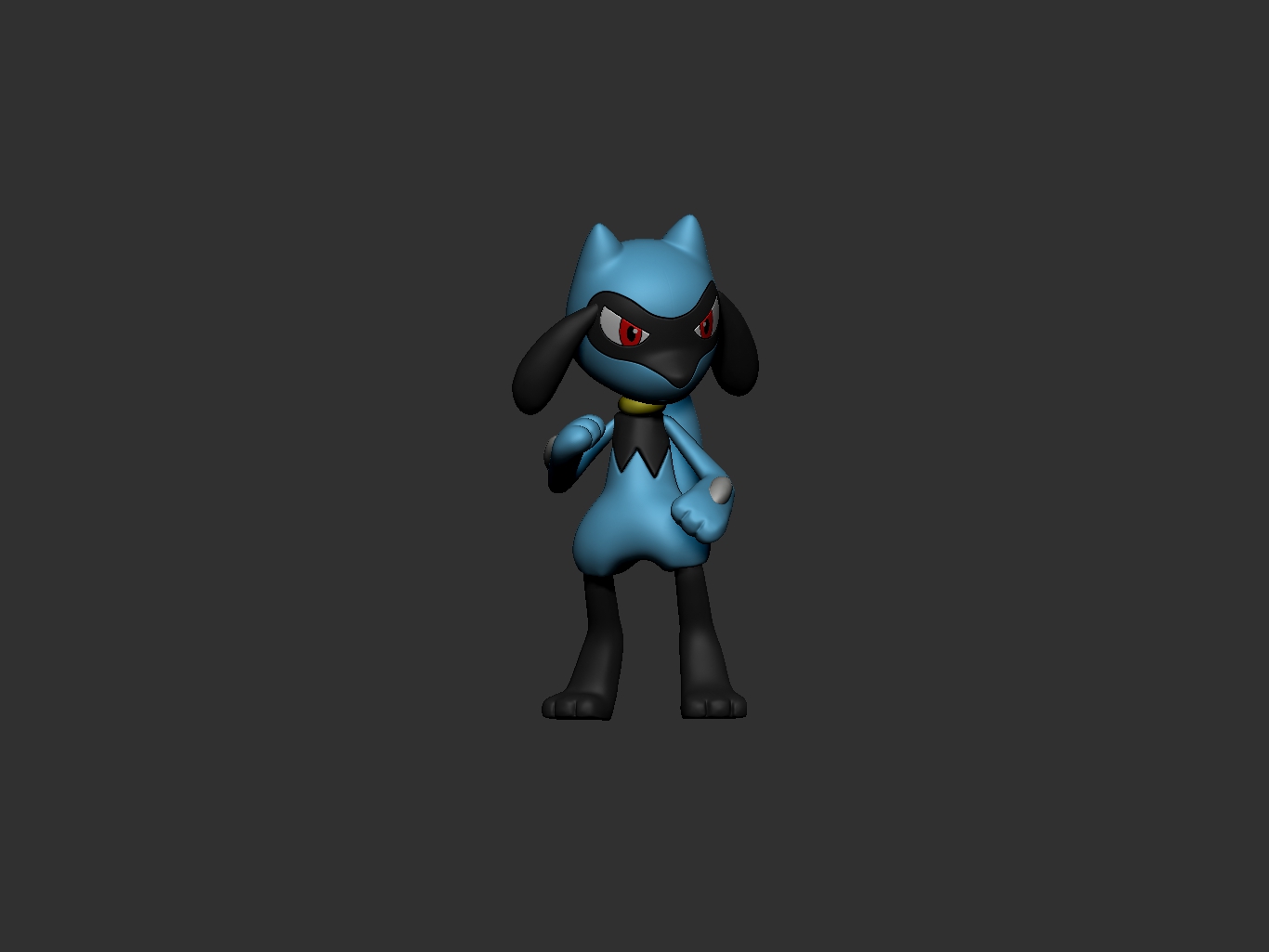 STL file pokemon riolu 🐉 ・3D printer design to download・Cults