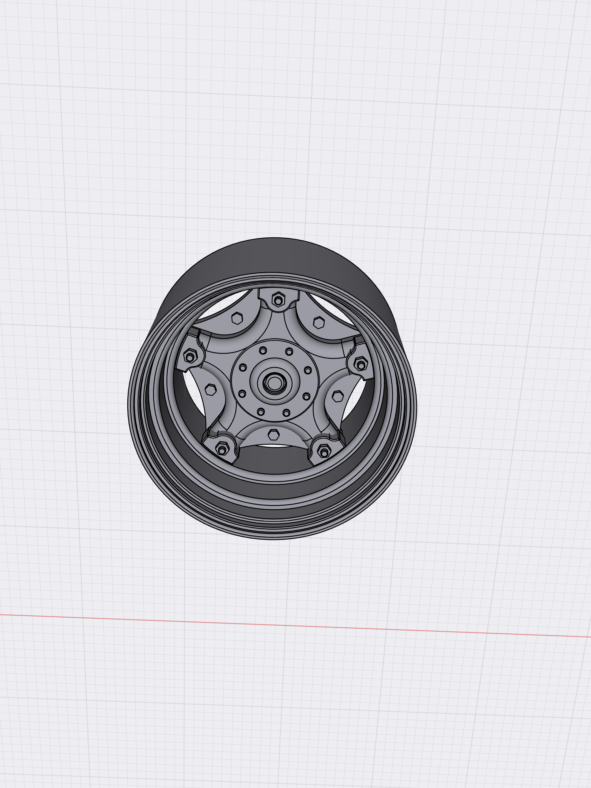Archivo STL BIG RIG Dayton Split Rim 5 spokes Classic Mack Truck 🚚 ...
