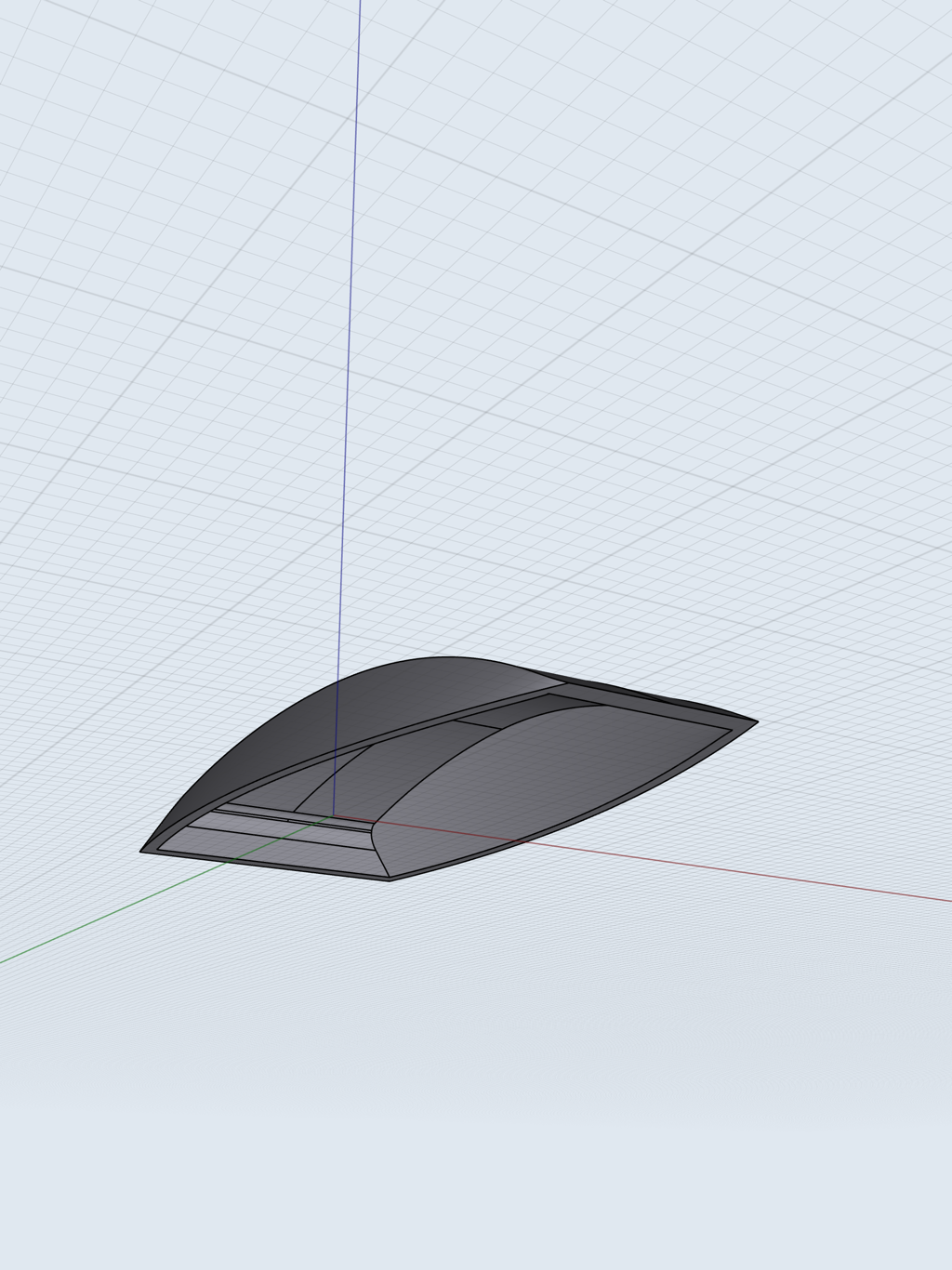 1/25 Scale 3D Printed Cowl Induction Hood Scoop - ABS-Like Resin Drag Racing