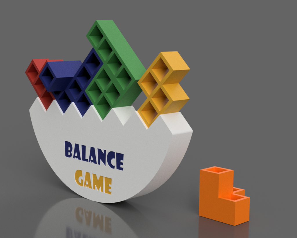 ⚖️ 3D Printable Balancing & Stacking Game V2・Free STL File for 3D ...