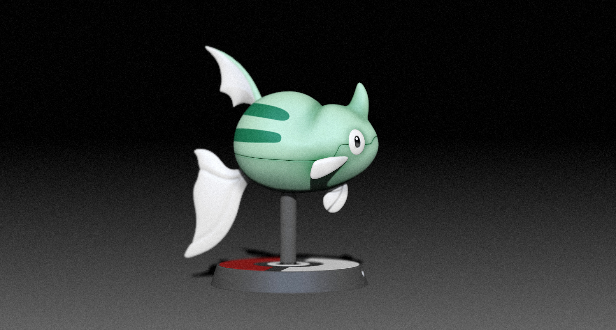 STL file Remoraid - POKÉMON FIGURINE -COLOR VRML FILE- 3D PRINT MODEL 🎨 ...