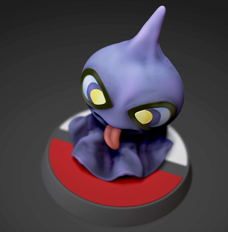 Realistic Shuppet STL file Shuppet - Halloween - POKÉMON FIGURINE - 3D PRINT MODEL 🎃 ...