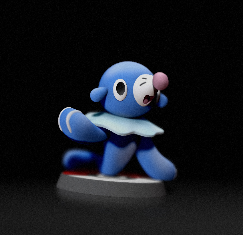STL file Popplio - FAN ART - POKÉMON FIGURINE - 3D PRINT MODEL 🎨 ・3D printing template to ...