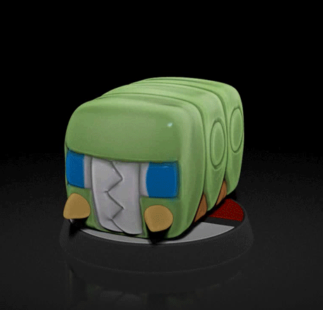 Charbug 🎨 Charjabug - FAN ART - POKÉMON FIGURINE - 3D PRINT MODEL・ STL File for ...