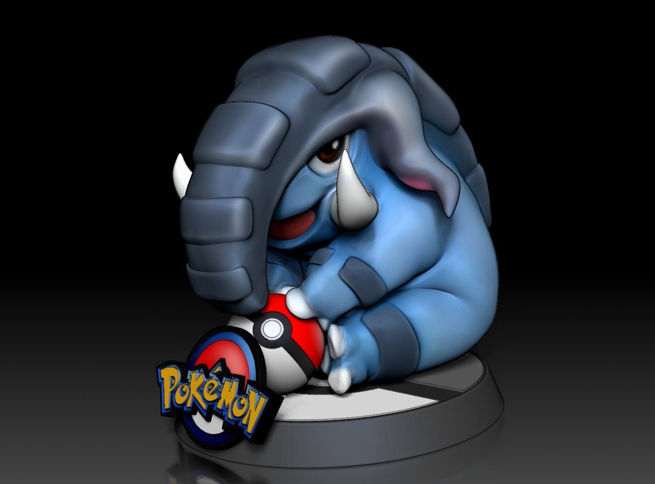 STL file Donphan (V2 Baby) Pokémon figurine - 3D print model 👶 ...