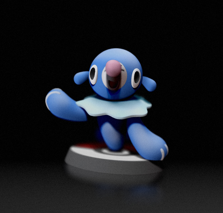 STL file Popplio - FAN ART - POKÉMON FIGURINE - 3D PRINT MODEL 🎨 ・3D printing template to ...