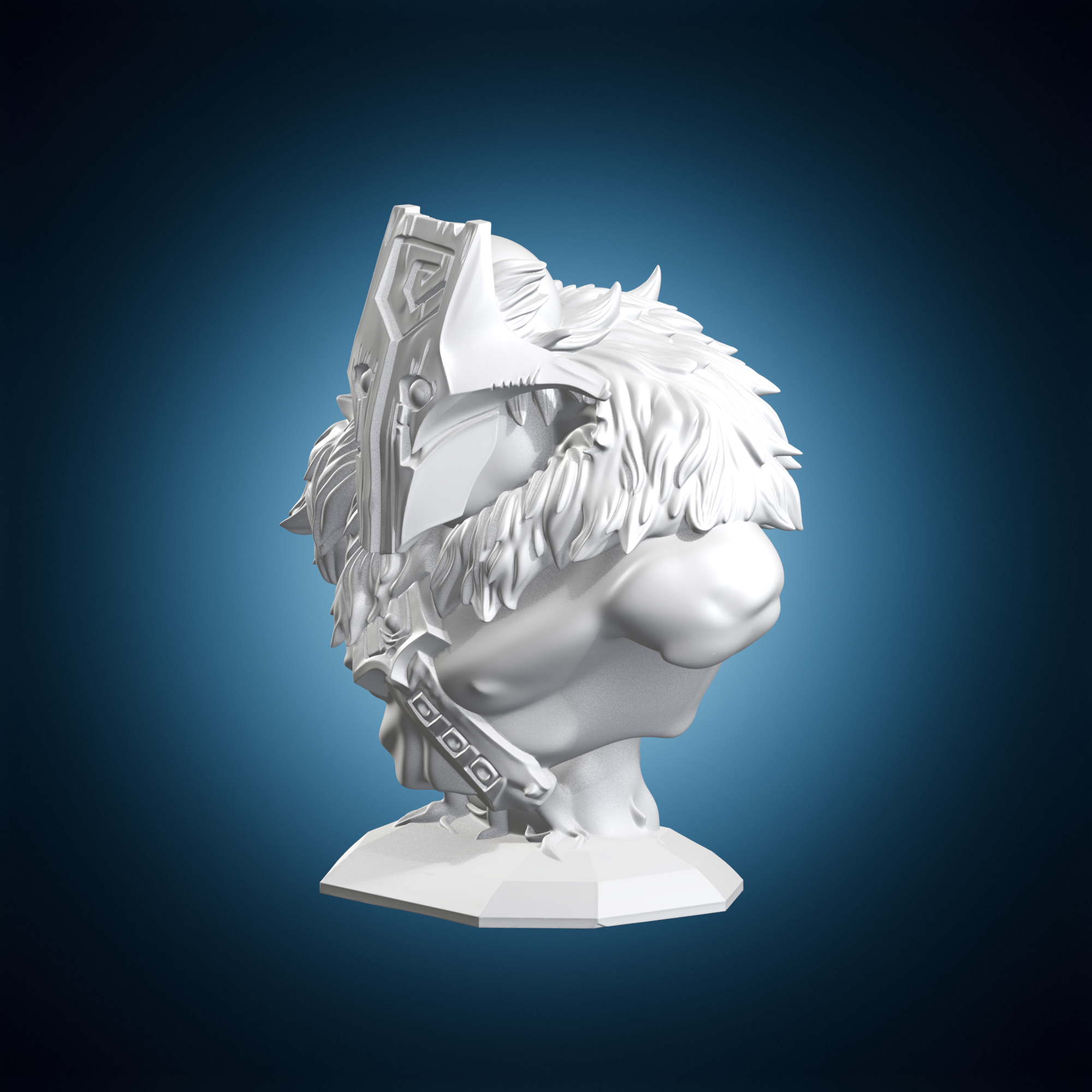👤 Dota Hero Mask Bust・ 3D File for 3D printing・Cults