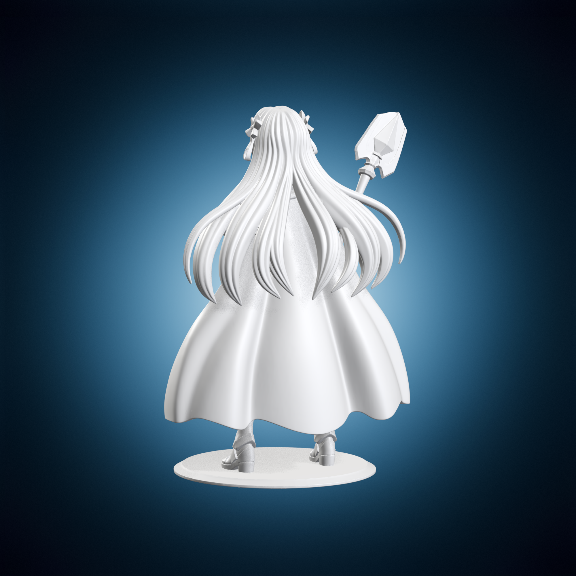 🎮 Lin Ling To Be Hero Statue on Base・ 3D File for 3D printing・Cults