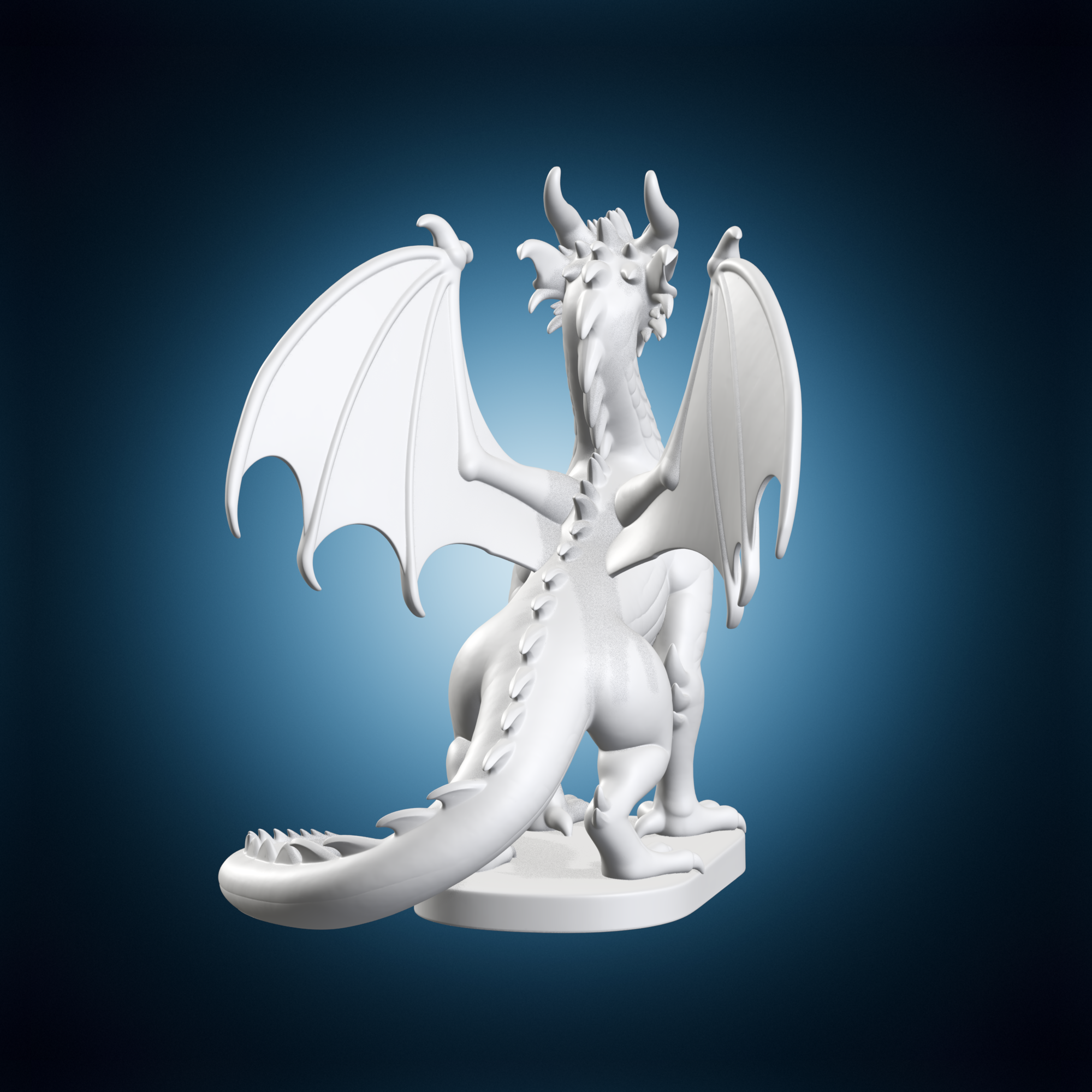🐉 Dragon Statue 3D Print Model STL File・ 3D File for 3D printing・Cults