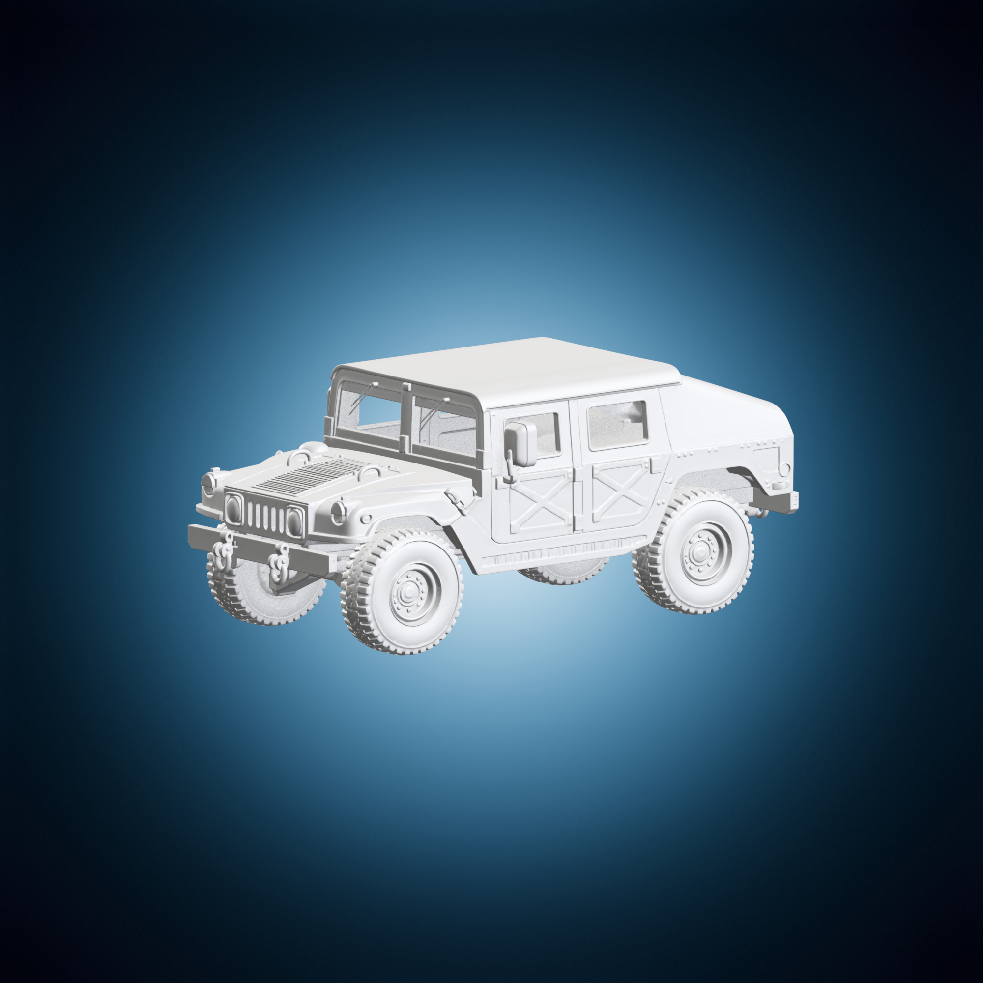 🪖 Humvee Military Vehicle Truck Model・ 3D File for 3D printing・Cults