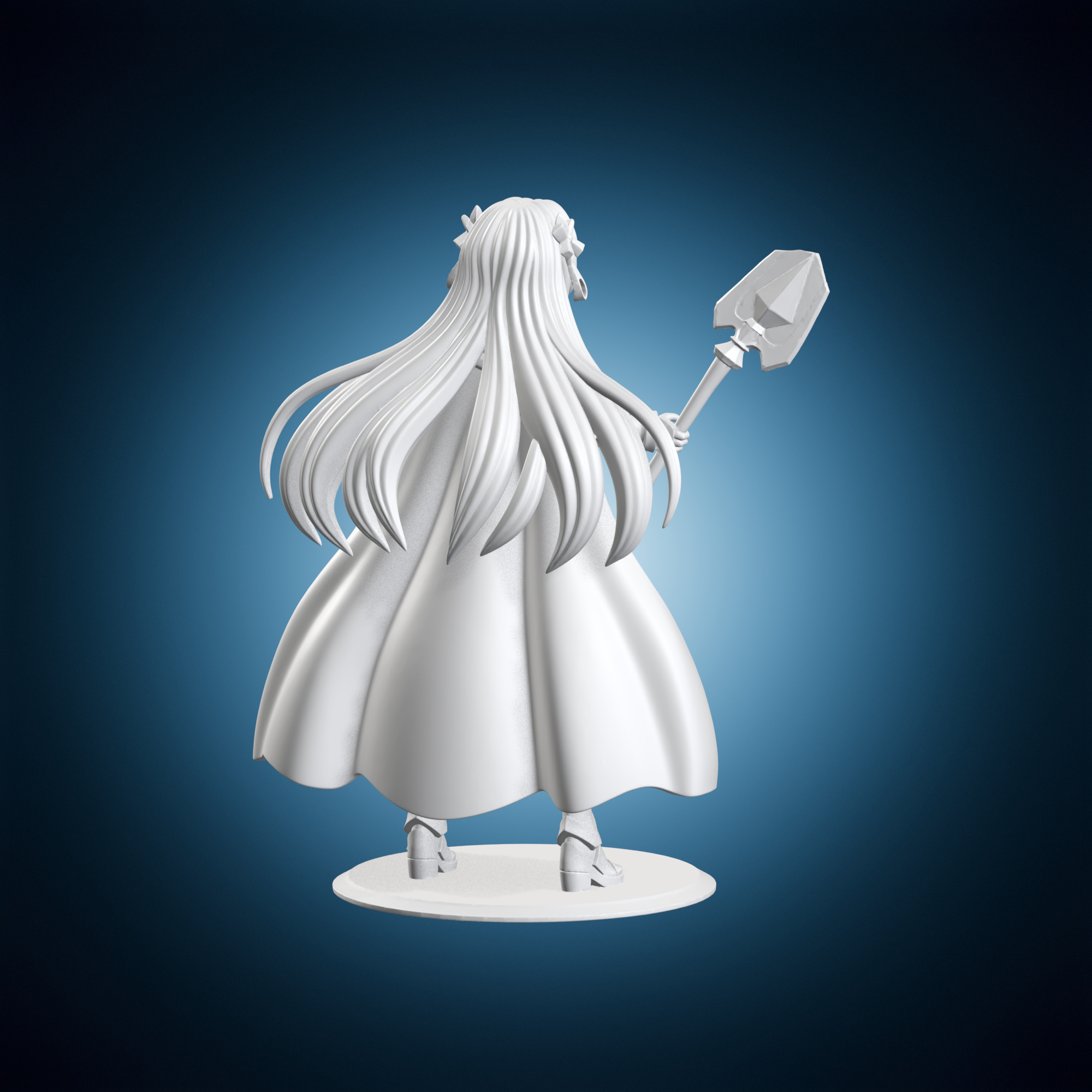 🎮 Lin Ling To Be Hero Statue on Base・ 3D File for 3D printing・Cults