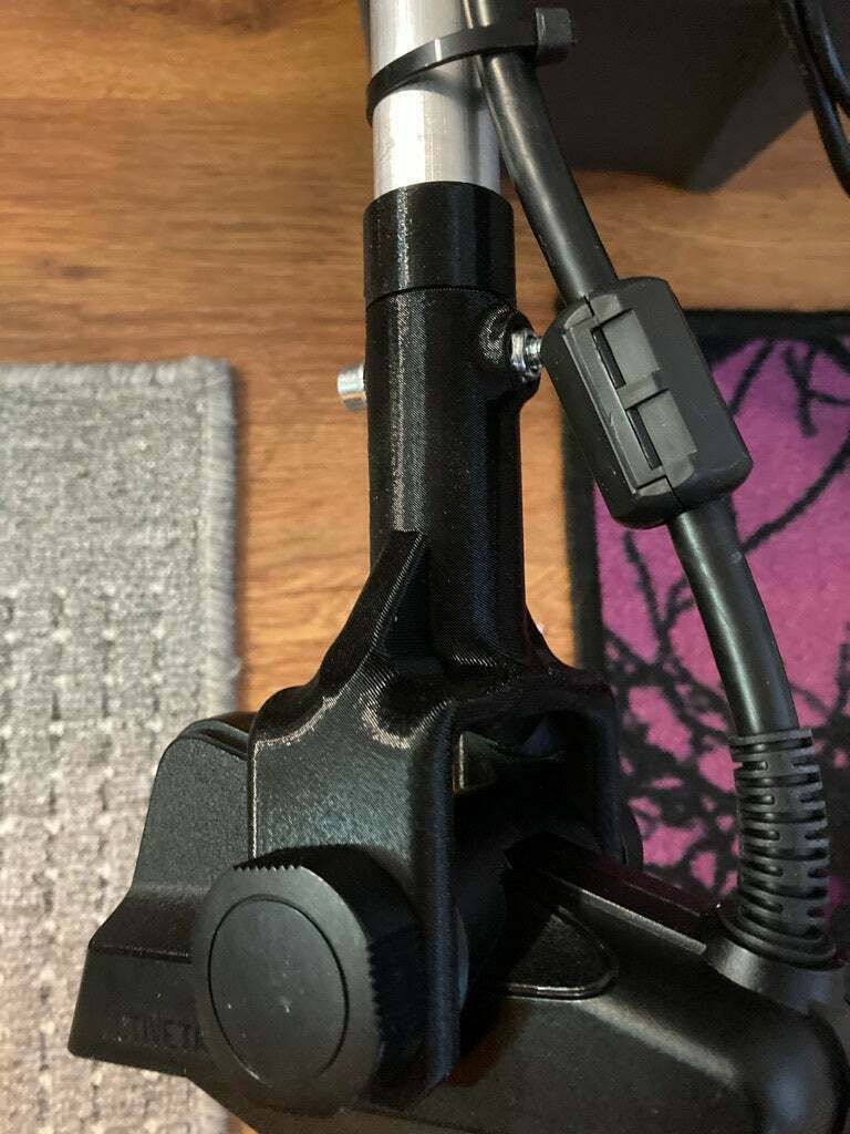 STL file Lowrance Active target Ice fishing transducer mount 🧊 ・3D