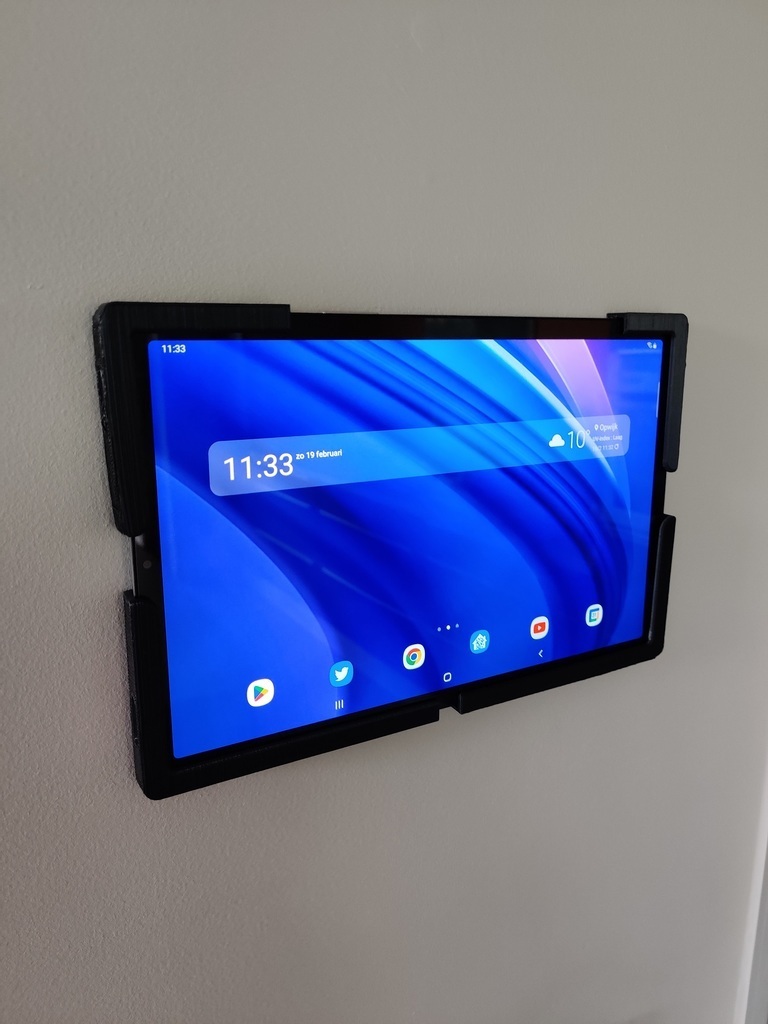 Free 3D file Samsung Galaxy Tab S5e wall mount 📱 ・3D printable design
