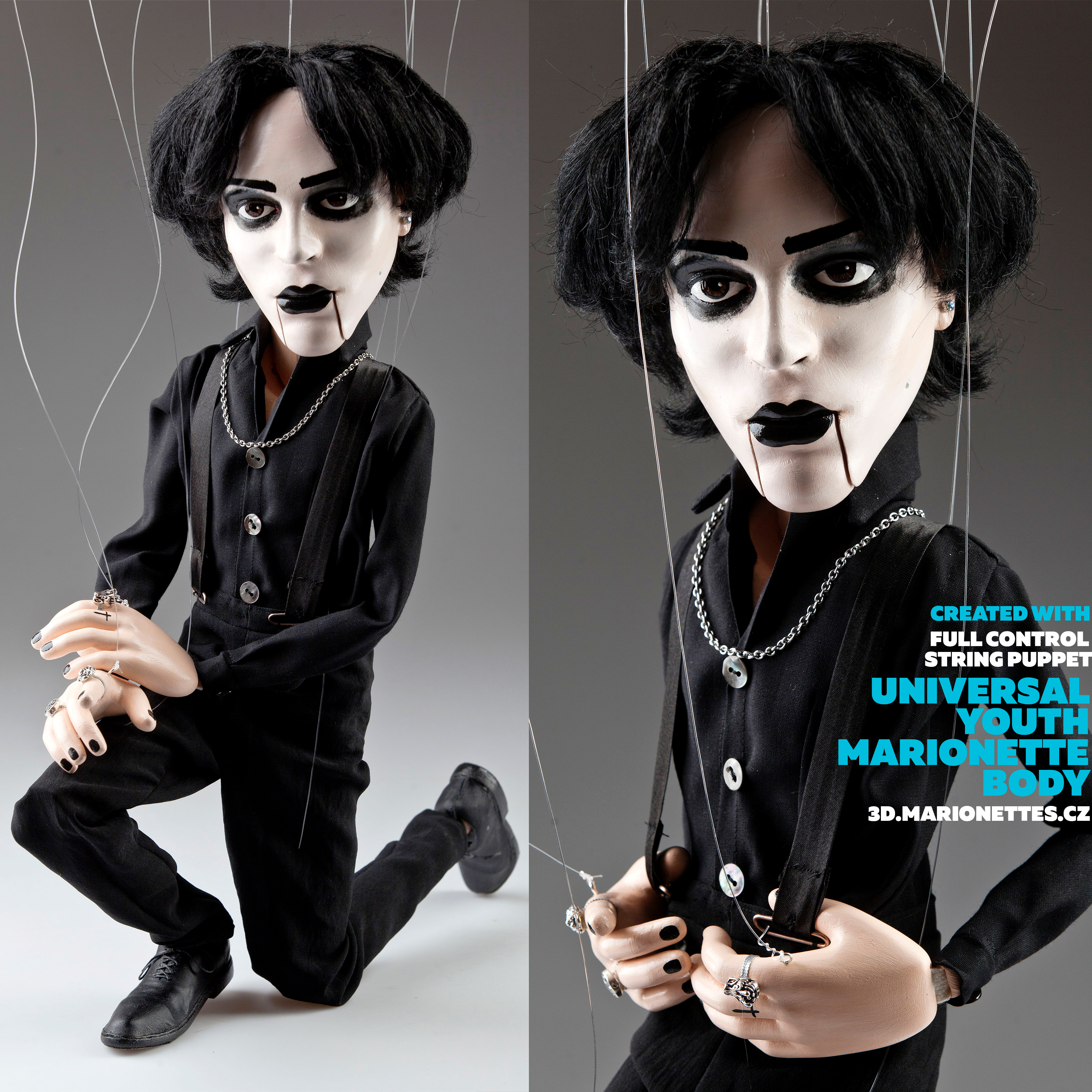 【K5316】BOOWY/MARIONETTE 🎛️ Youth Marionette Full Control Body – Ver 1.7・ 3D File