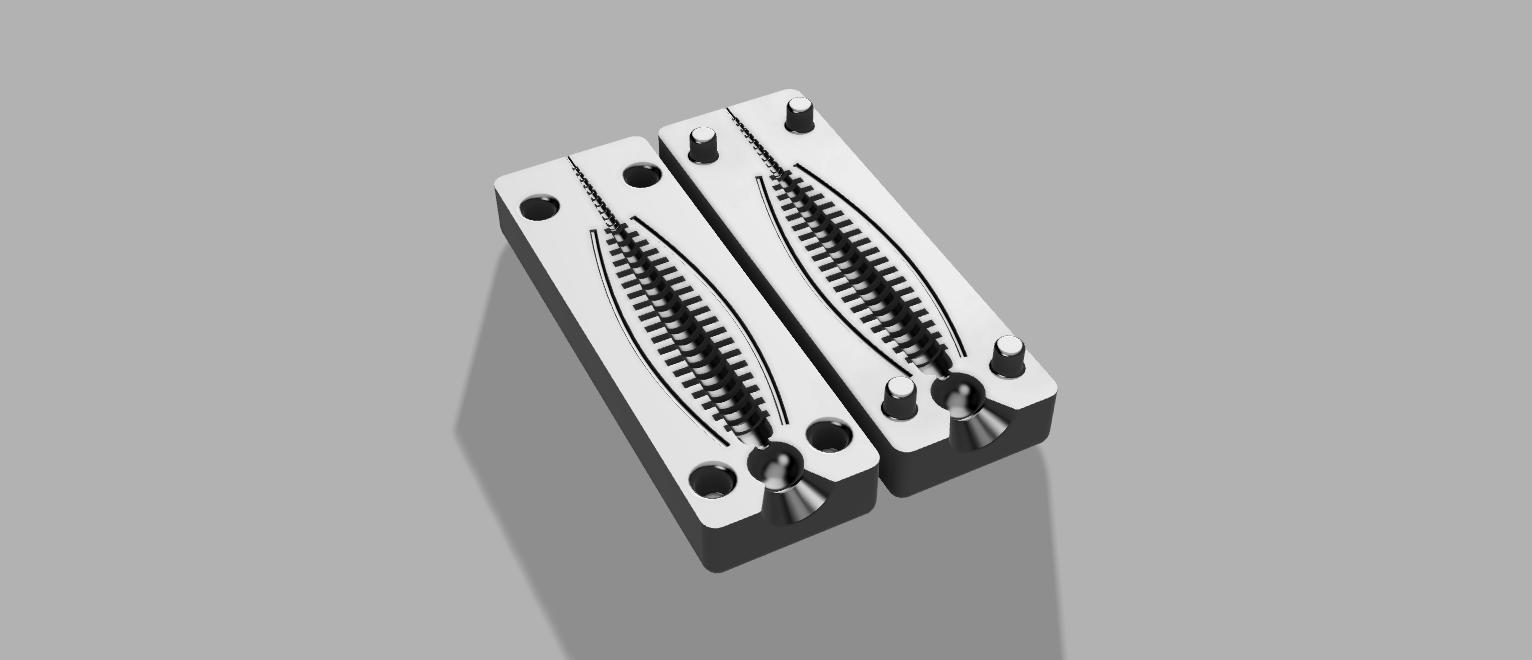 STL file Trout baits like FishUp Tanta Trout Bait Mold 🐠・Model to