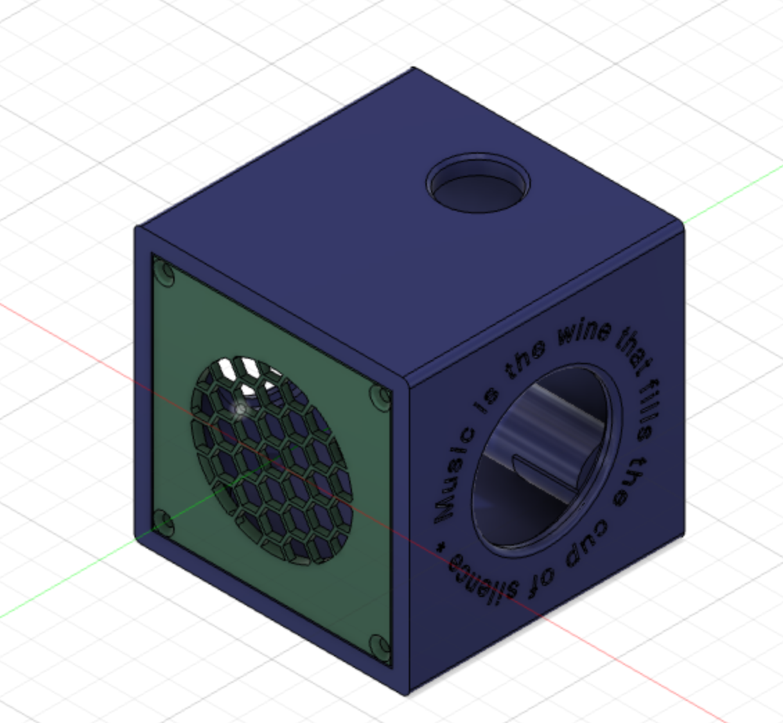 📦 Mini sound box・Free 3D File for ・Cults
