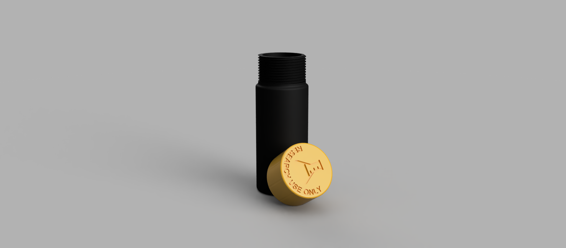 🧵 WATERPROOF THREADED DOPE CONTAINER・ STL File for ・Cults