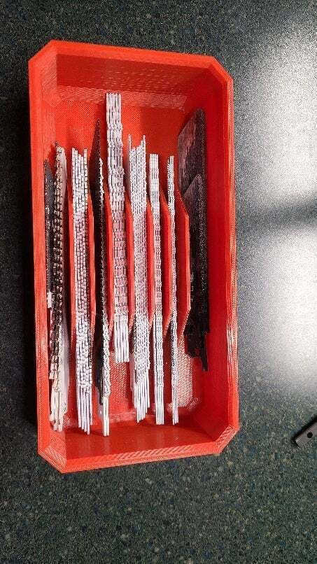 Milwaukee Packout Low Profile Bin - Organize Sawzall Blades & Small Tools