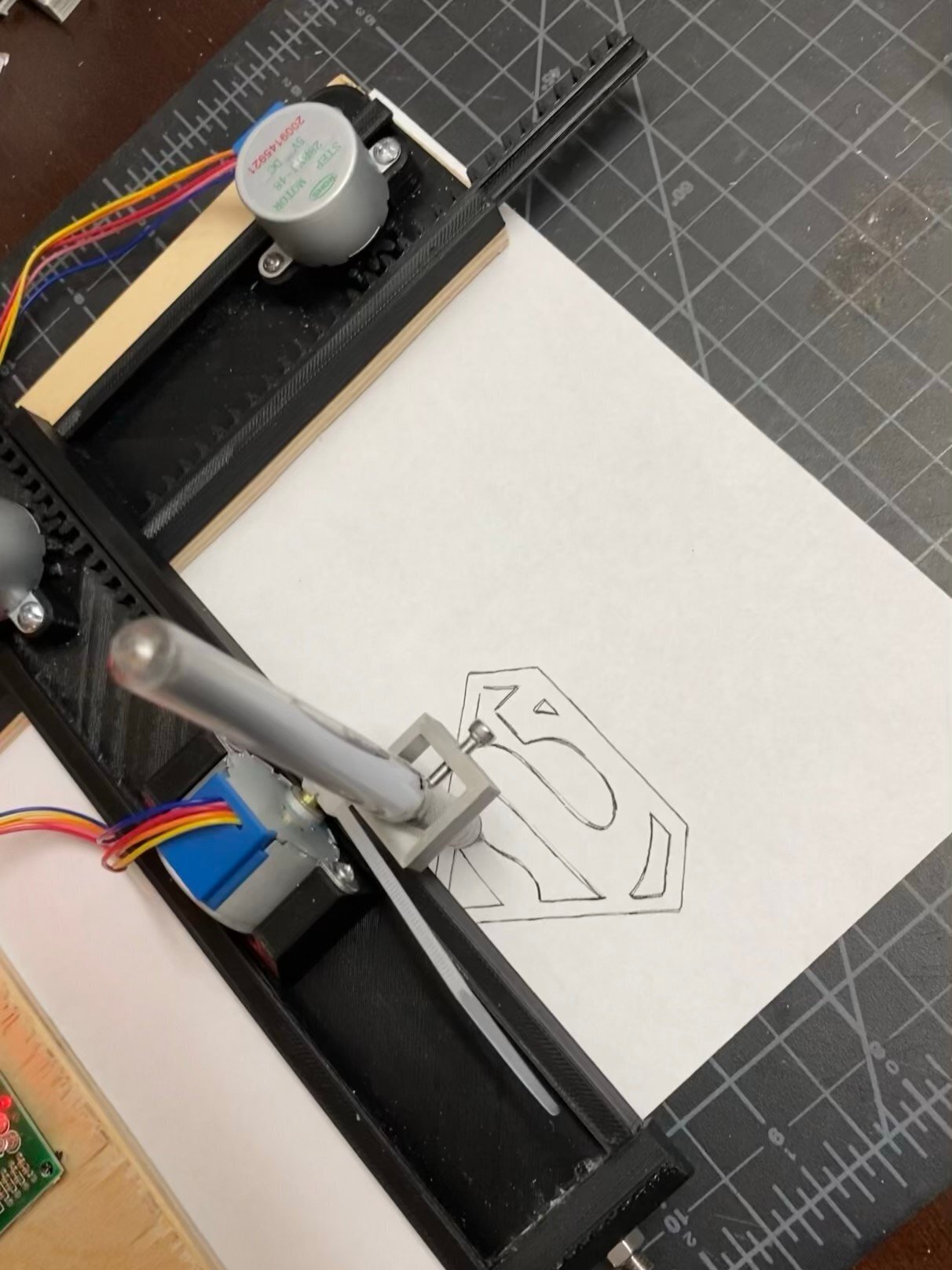 🔌 Arduino mini CNC plotter・Impresión 3D・Cults