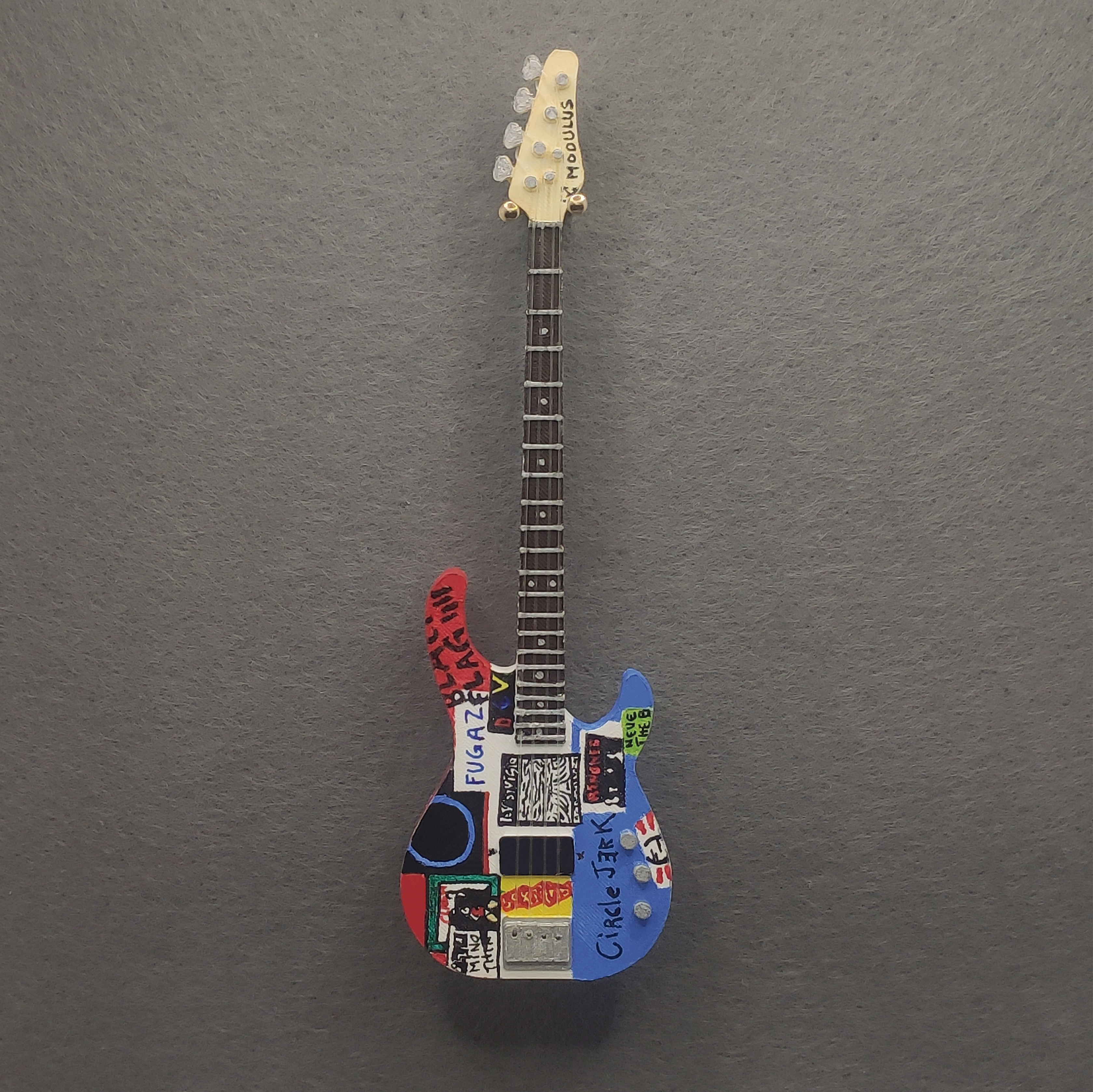⚡ Electric Bass : Flea Punk Bass・3D Print with the Artillery