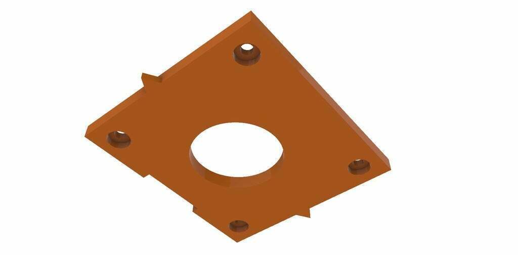 🧑‍🔧 Bosch Colt Router | Base Plate・Free STL File for ・Cults