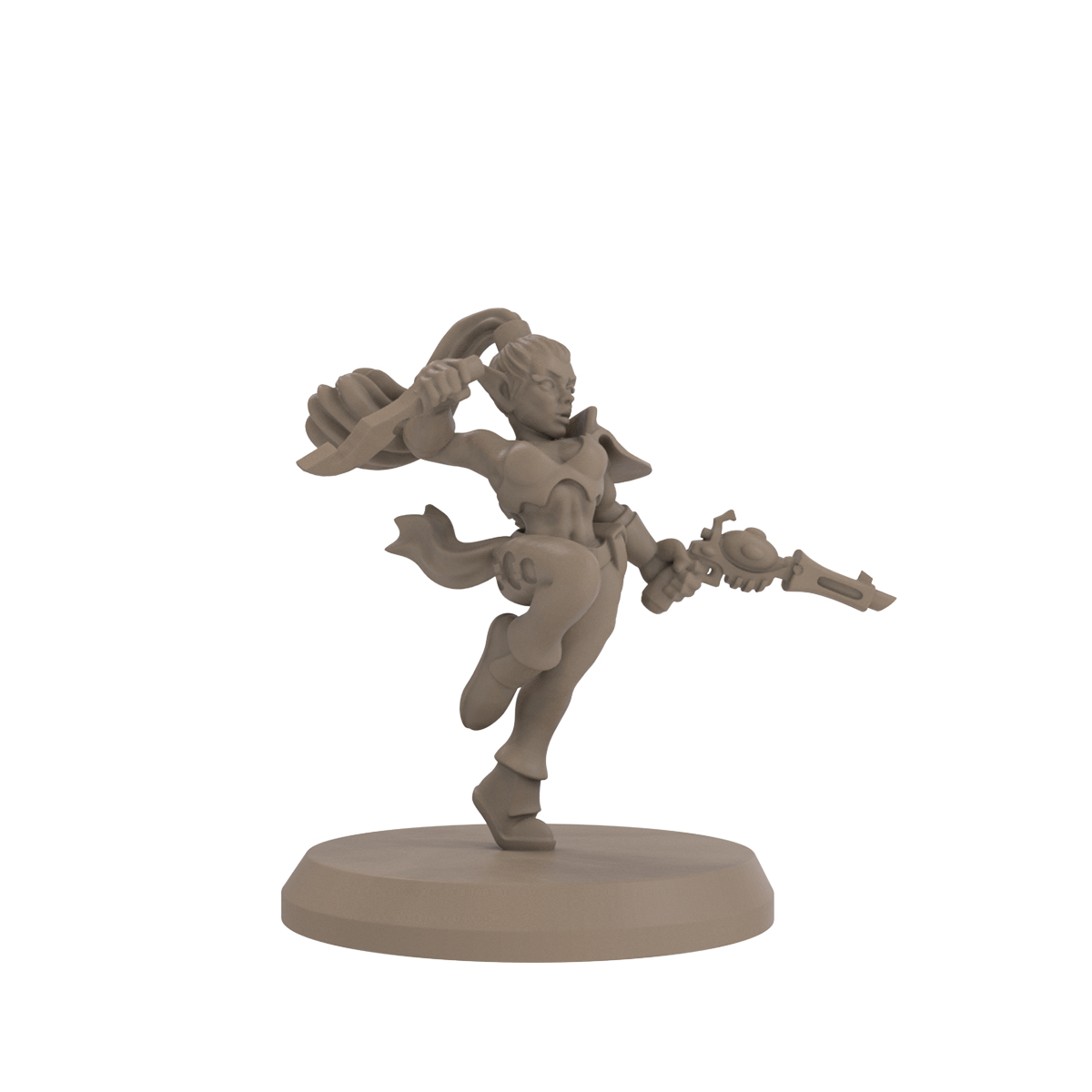 🧝 Dark Elf Warrior Dark Eldar Drukhari Wyche Elf・Free STL File for ・Cults