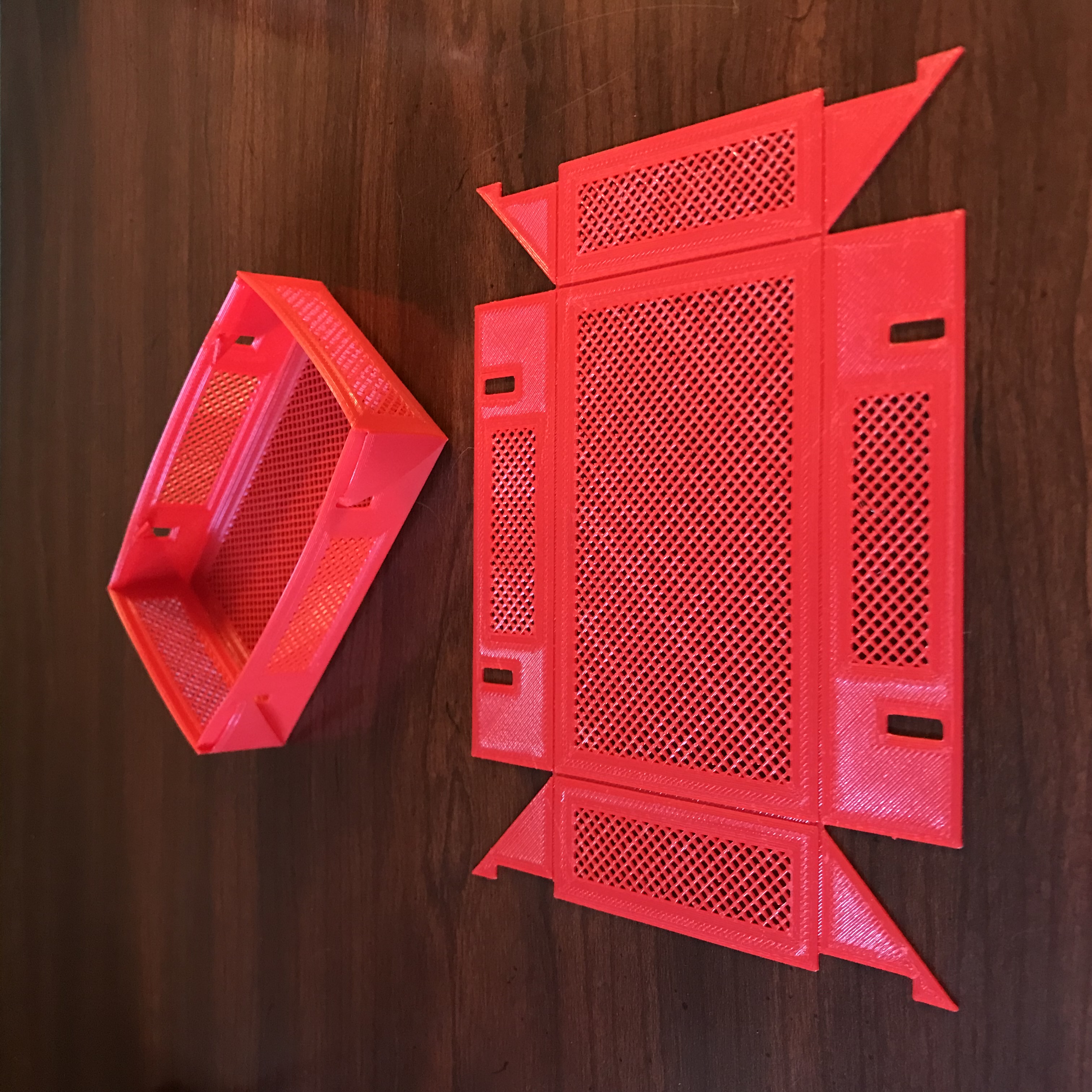 🧺 Folding Mesh Basket・Free STL File for ・Cults