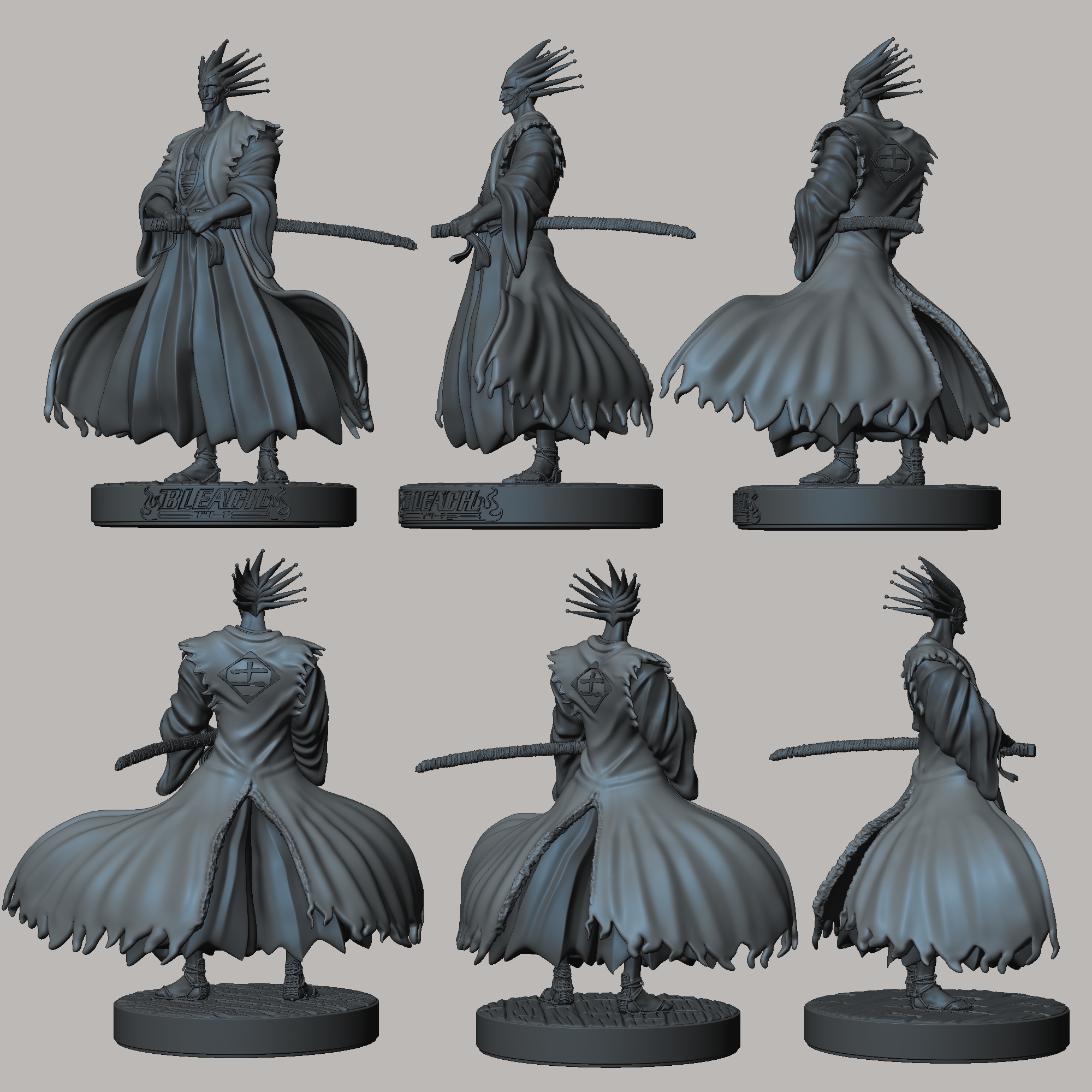 BLEACH　ブリーチ◎立体画　 3D 　絵画　大サイズ 2586212147.jpg?1747384303
