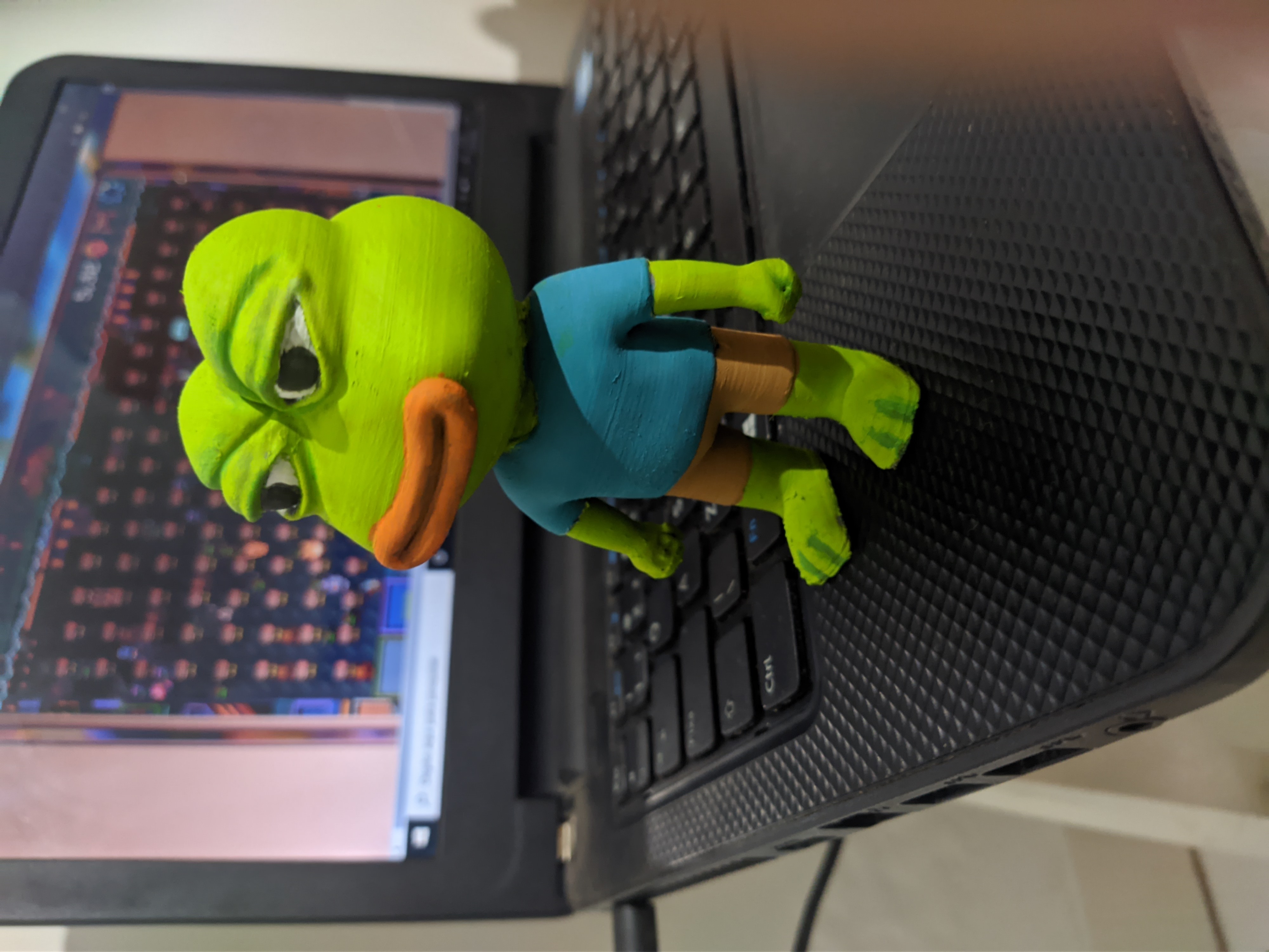 🐸 MEME FROG BOMB CRYPTO・ STL File for ・Cults