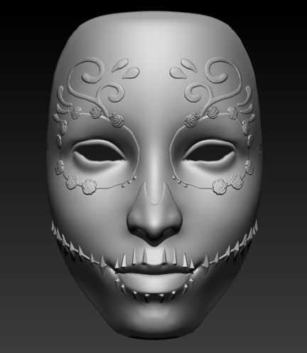 🥳 Máscara Catrina・Archivo STL para Impresión 3D・Cults