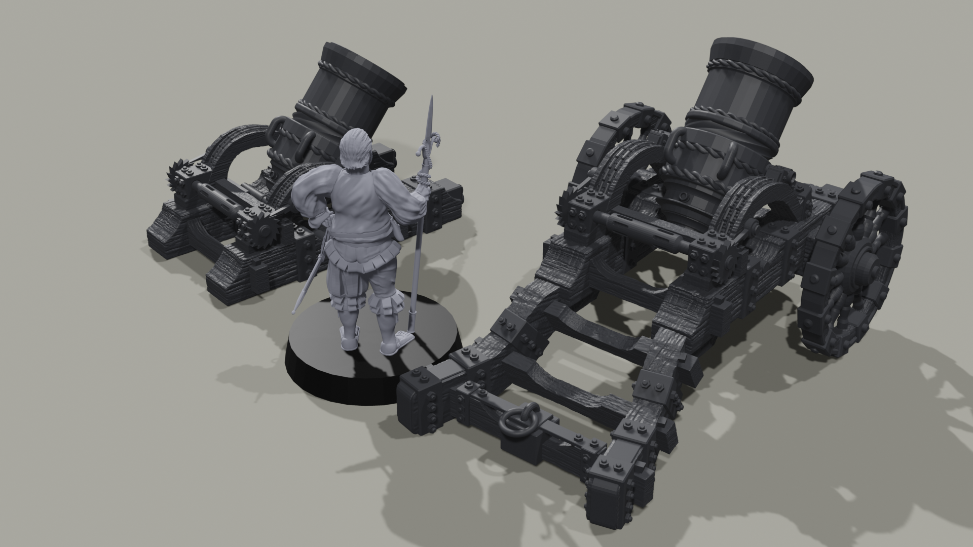 🔫 Renaissance Bombard・ 3D File for ・Cults