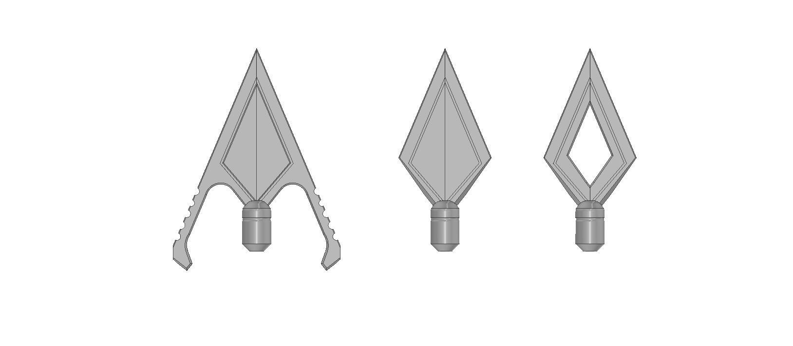 Arrow-Heads.png Aloy's Arrow Heads | Horizon Zero Dawn | Wearable Prop With Adjustable Ear Piece | By Collins Creations 3D