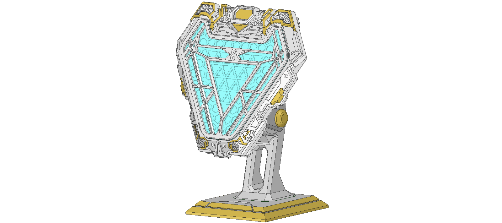 Réacteur Arc Mark 50 Iron Man - Lumineux Portable - Avengers Infinity War