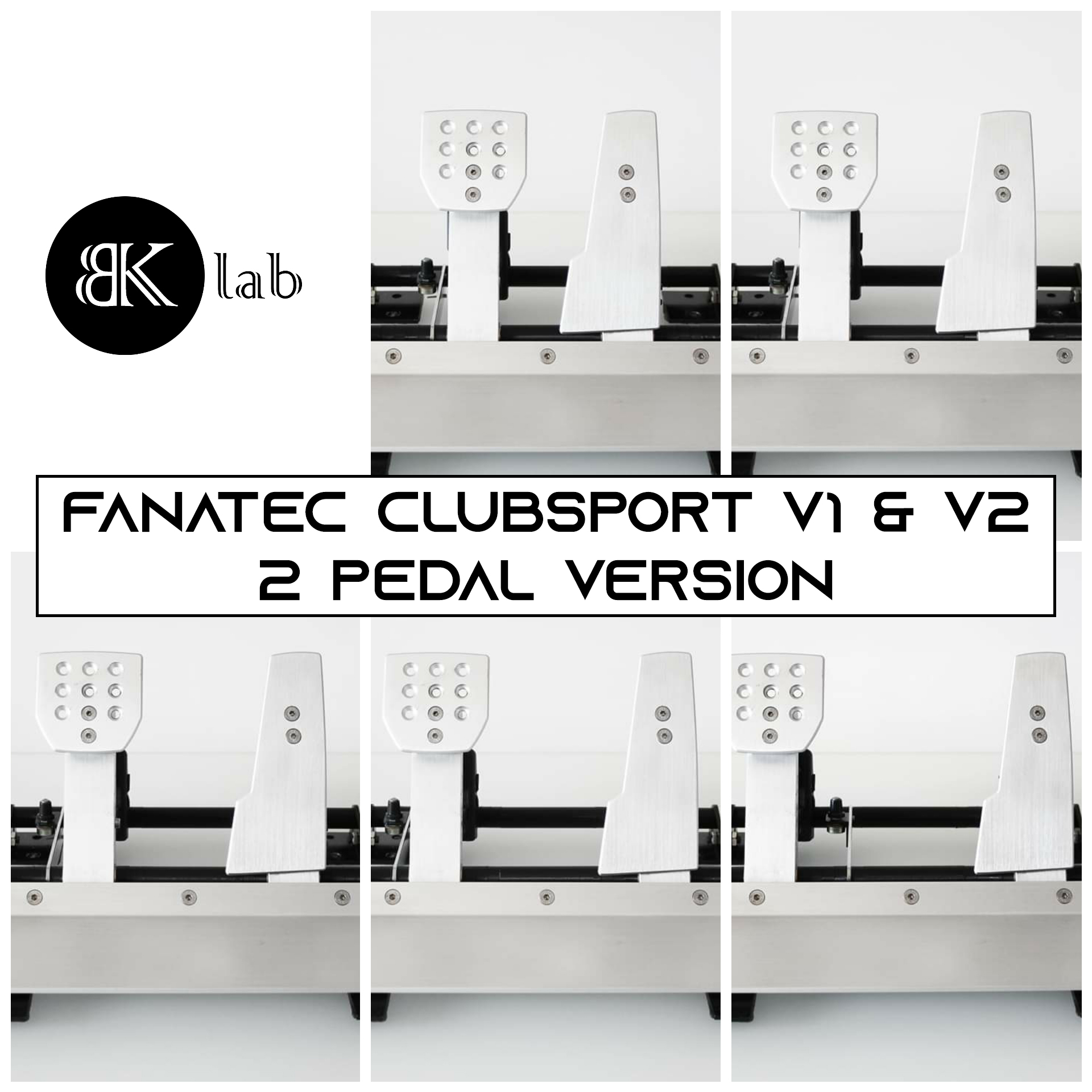 🎲 Fantec Clubsport V1 V2 - 2 Pedal mod・ STL File for 3D