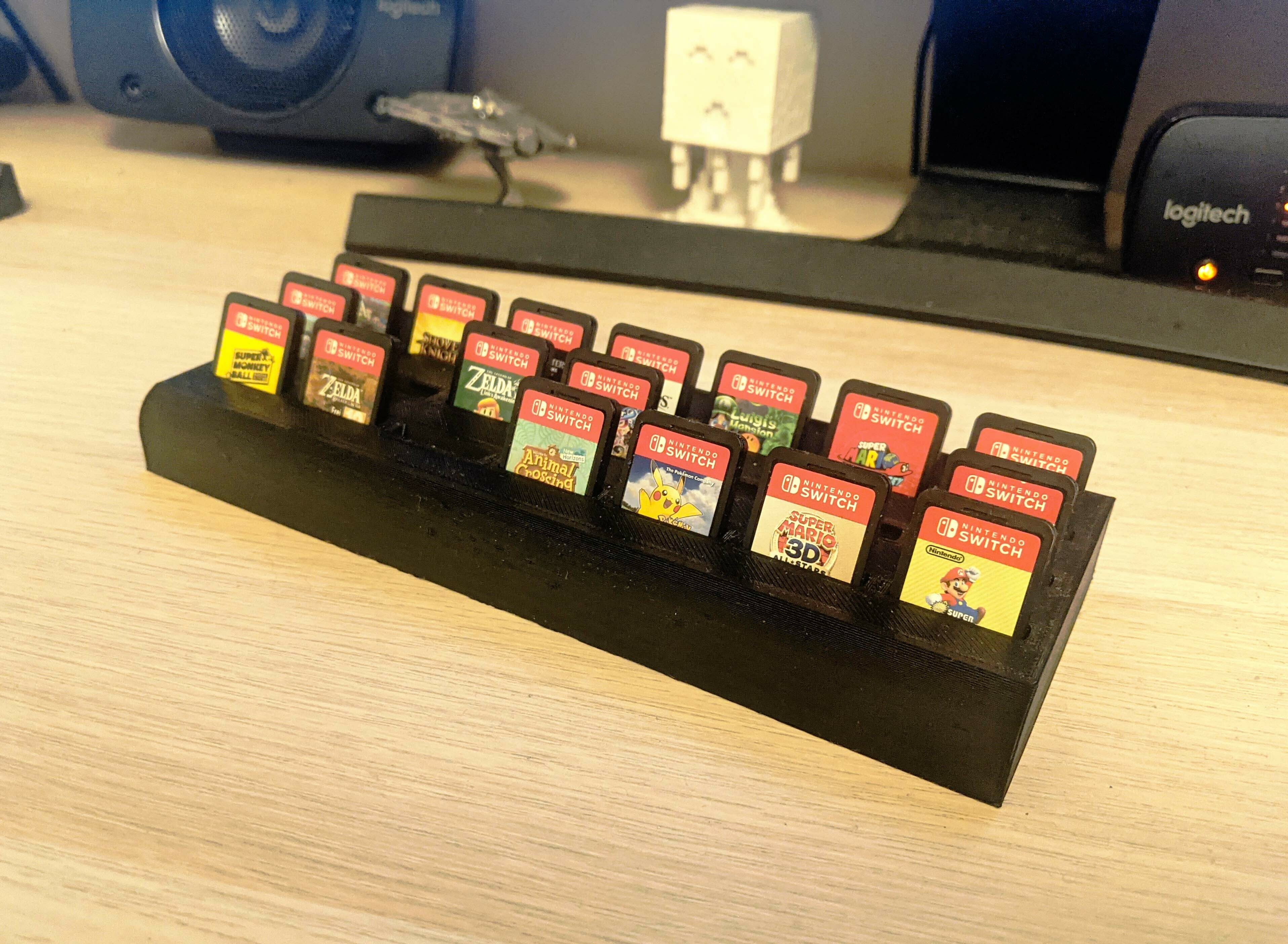 🎲 Nintendo Switch Game Cartidge Desk Stand・Free STL File for ・Cults