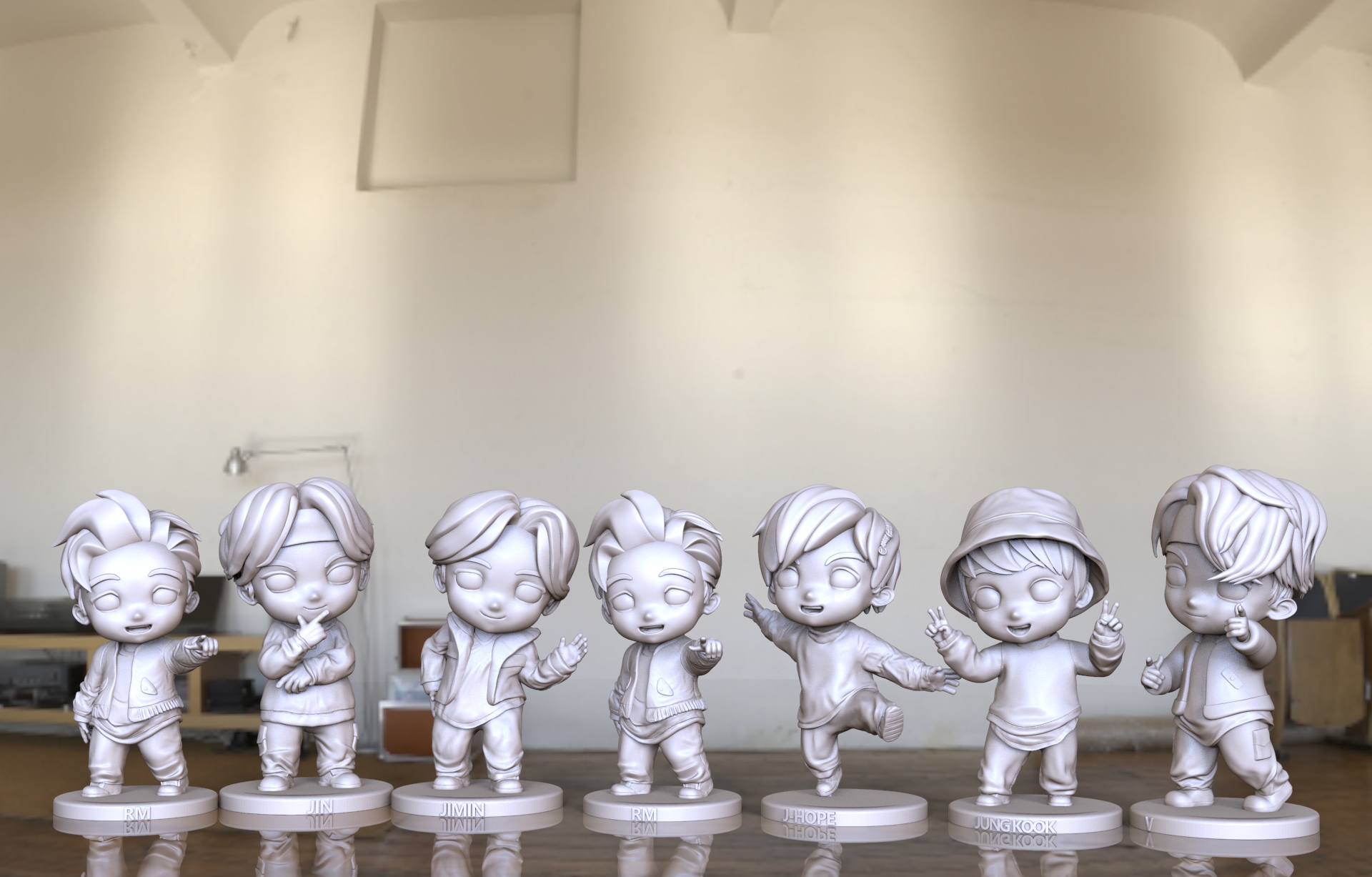 👽 BTS SUPER COMBO・ 3D File for ・Cults