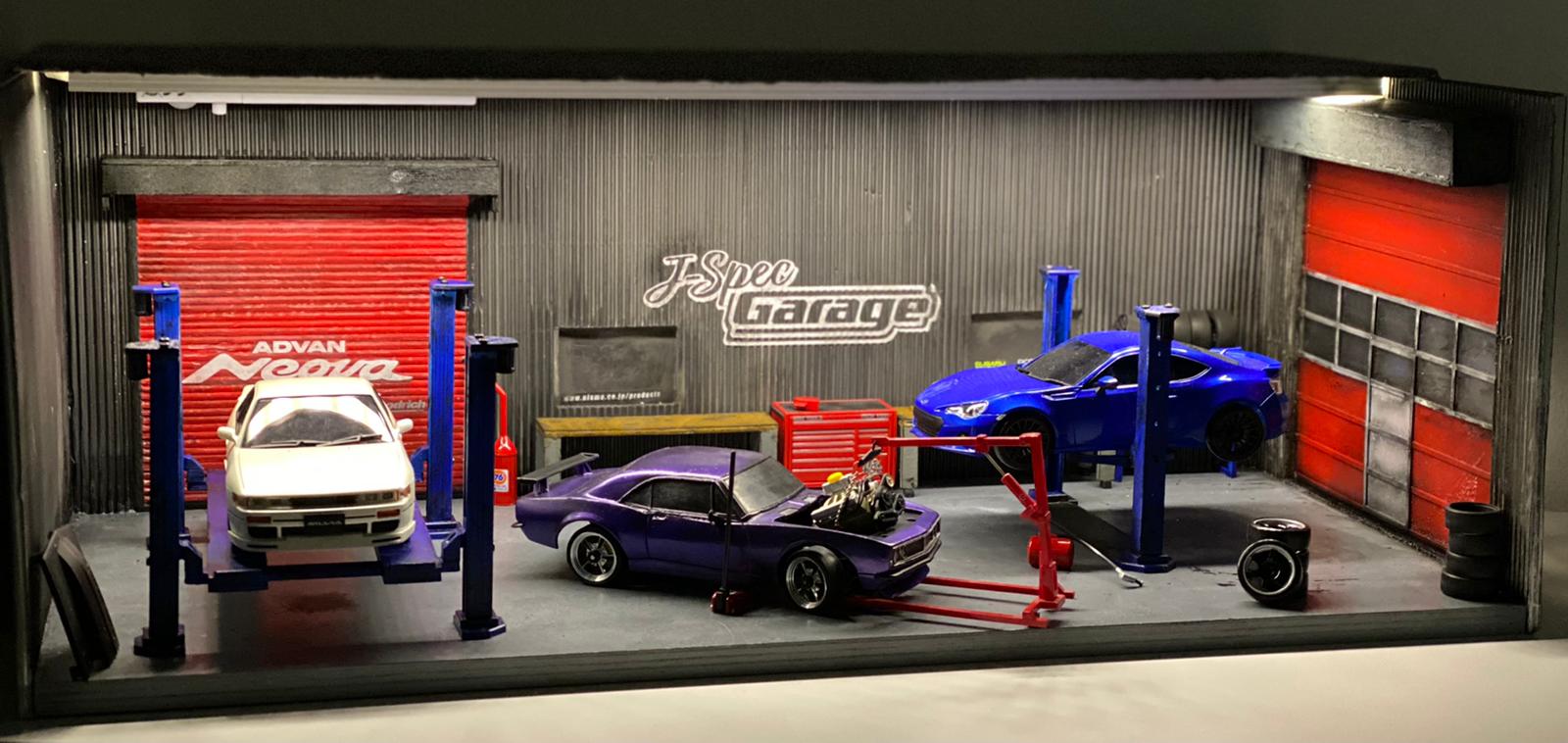 🏋️ Kyosho Mini Z Lifting Platform 4P/2P Scale 1/28 Diorama