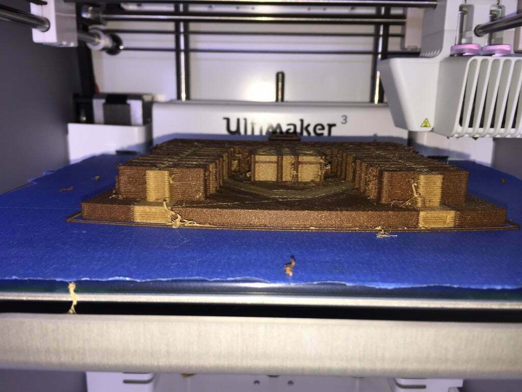 Free STL file Dorms Building (dual material 2 color) 🏗️ ・3D printable ...