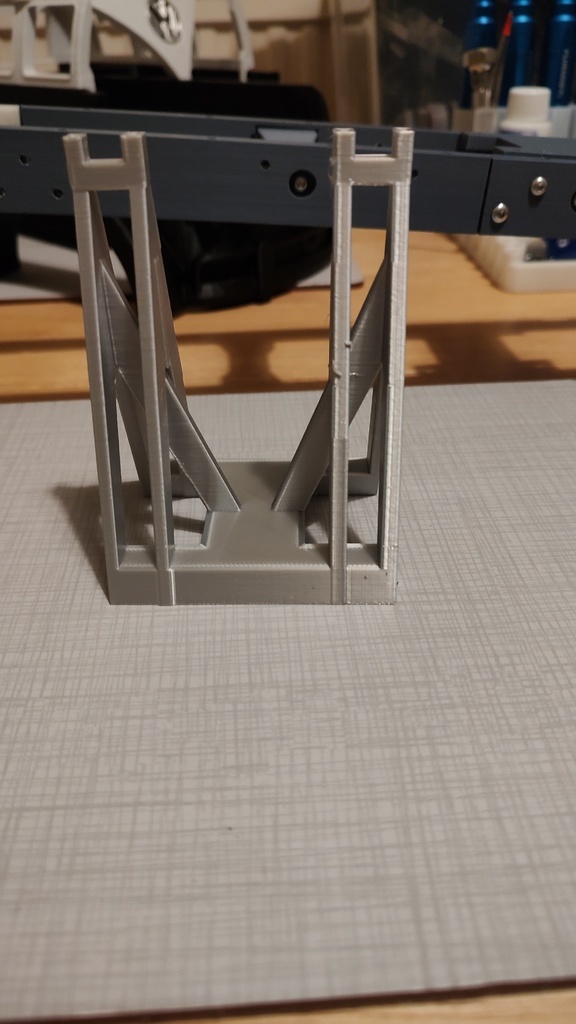 Barre De Châssis Billet Argent Usinée CNC Pour Traxxas Sledge 1/8 – Renfort En T Par Integy