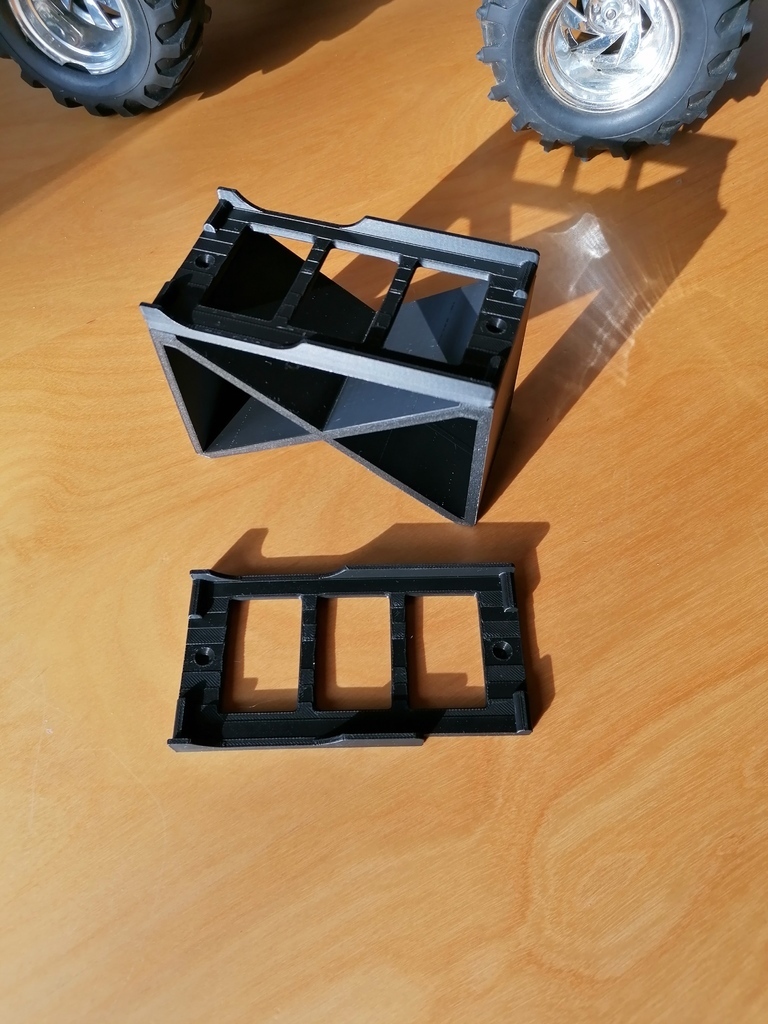 Remote Control Car Stand 🚗 RC car stand for Reely Cross Tiger Offroad Car・Free 3D File for ・Cults